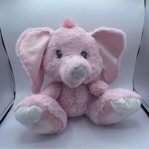 Ebba Taddle Toes Pink Elephant Baby Plushie Soft Stuffed Animal Aurora World 10"